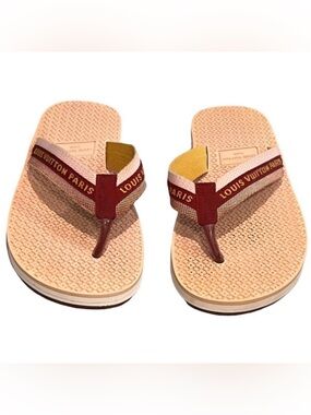 Louis Vuitton Bahia Thong Flip Flop Slippers Size 9